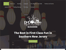Tablet Screenshot of didonatofuncenter.com